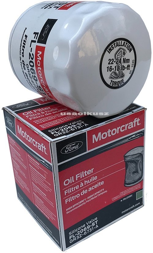 Filtr oleju silnika Motorcraft FL2069ST Ford Mustang Shelby GT350R 5,2 V8 2015-2016
