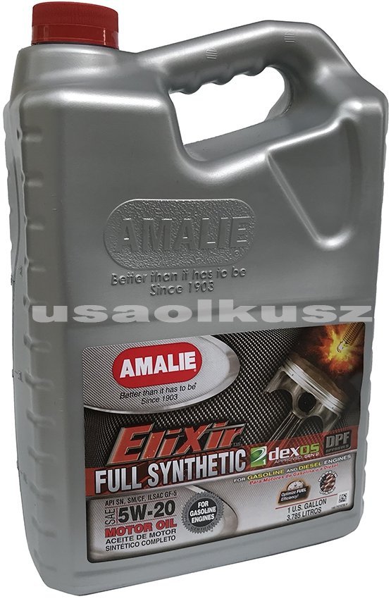 Olej silnikowy 5W-20 Elixir Full Synthetic AMALIE 3,785l