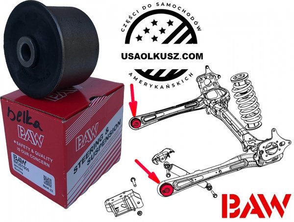 Tuleja tylnej belki Lancia Voyager