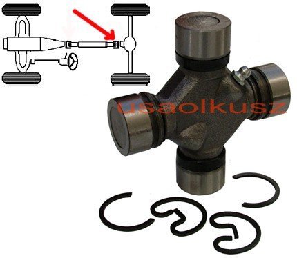 Krzyżak tylnego wału napędowego TYLNY GMC Yukon XL 1500 2WD 2000-2006