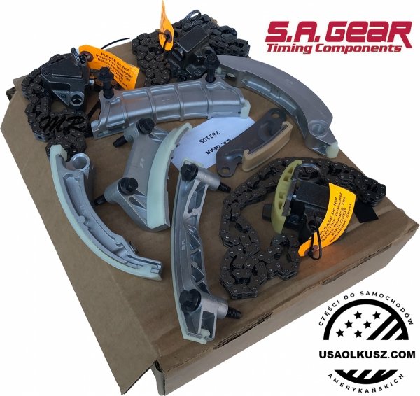 Rozrząd napinacze łańcuchy prowadnice Cadillac ATS 3,6 V6 2013-2015
