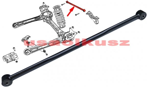 Drążek poprzeczny tylny - track bar Volkswagen Routan
