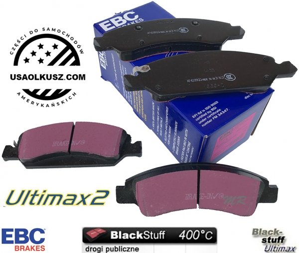 Przednie klocki hamulcowe EBC Ultimax2 Chevrolet Express 1500 2009-