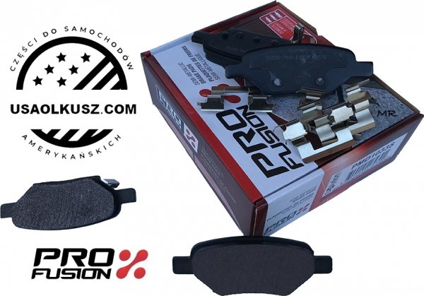 Tylne klocki hamulcowe z zestawem montażowym Chevrolet Malibu 2004-2012