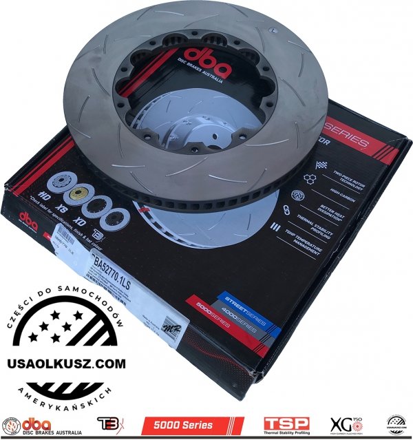 Tarcza hamulcowa przednia 370mm do zacisków 6 tłoków Chevrolet Camaro SS 2016-