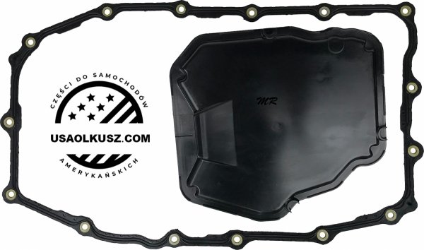 Filtr uszczelka olej Mobil1 Synthetic LV ATF HP DEXTRON skrzyni biegów 8L45 GMC Canyon 3,6 V6 2017-