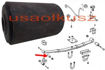 Tuleja resoru tylna Jeep Cherokee XJ 1984-2001