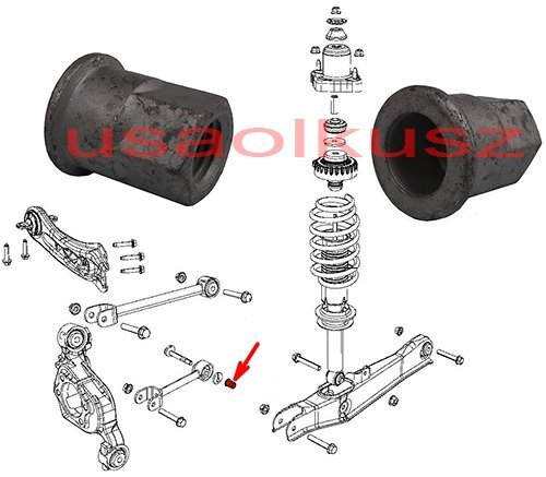 Nakrętka śruby tylnego wahacza Chrysler 200 -2014