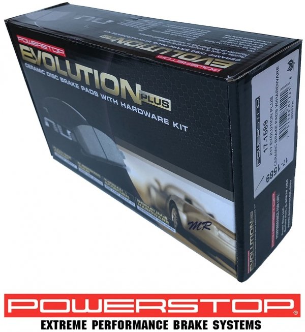 Klocki hamulcowe przednie POWERSTOP Z17 EVOLUTION PLUS Jeep Wrangler 2018-