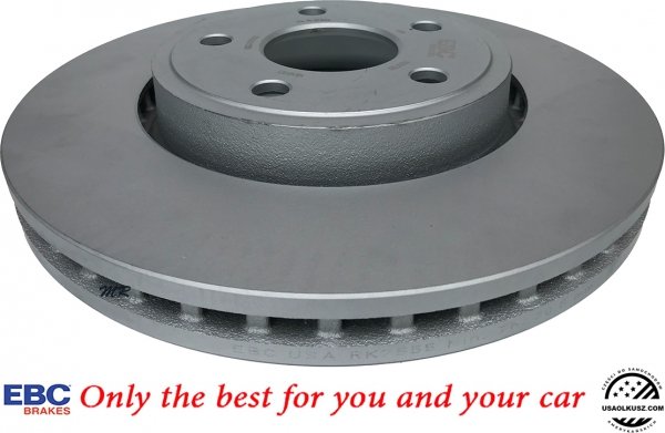 Przednie klocki GreenStuff + tarcze hamulcowe 330mm EBC seria Premium Dodge Durango 3,6 V6 2011-2020