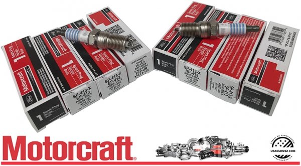 Zestaw 8 świec zapłonowych MOTORCRAFT SP413 Mercury Grand Marquis