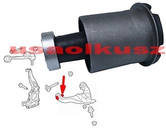 Tuleja przedniego dolnego wahacza przednia Ford Expedition 2009-2016