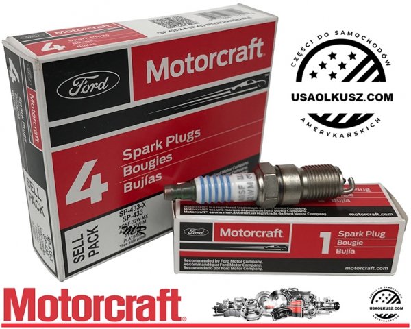 Świeca zapłonowa platynowa MOTORCRAFT SP433 Ford Mustang 4,6 V8 DOHC 1999-2004
