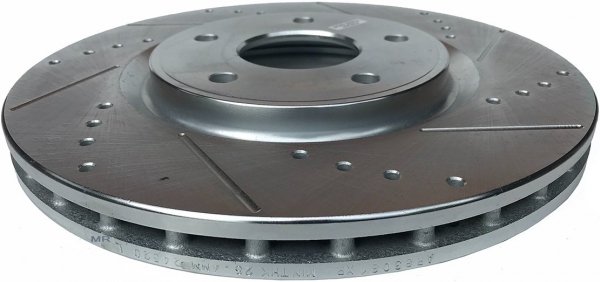 Przednia WIERCONA NACINANA tarcza hamulcowa 330mm POWERSTOP Dodge Journey 2012-