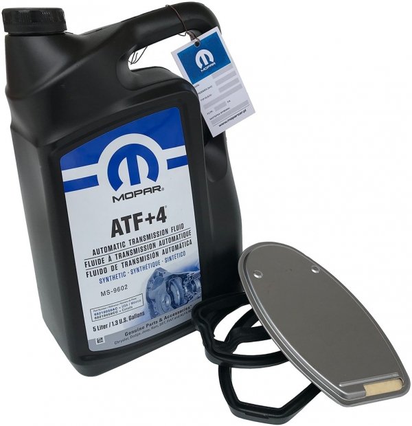Olej MOPAR ATF+4 oraz filtr automatycznej skrzyni biegów NAG1 Dodge Durango 2011-