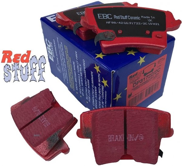 Klocki hamulcowe tylne ceramiczne EBC REDSTUFF Dodge Charger