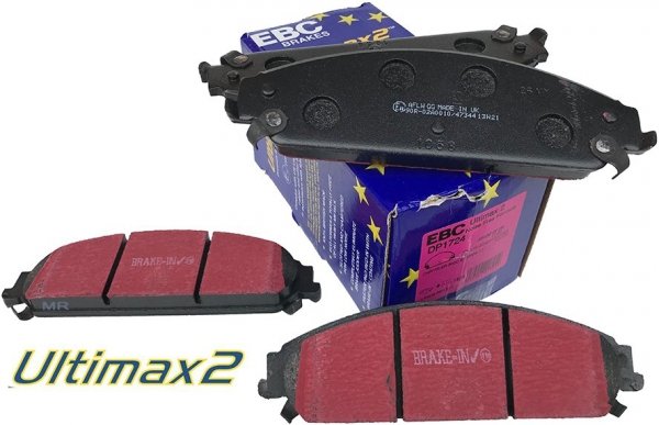 Przednie klocki Ultimax2 + tarcze hamulcowe 345mm EBC seria GD Dodge Charger