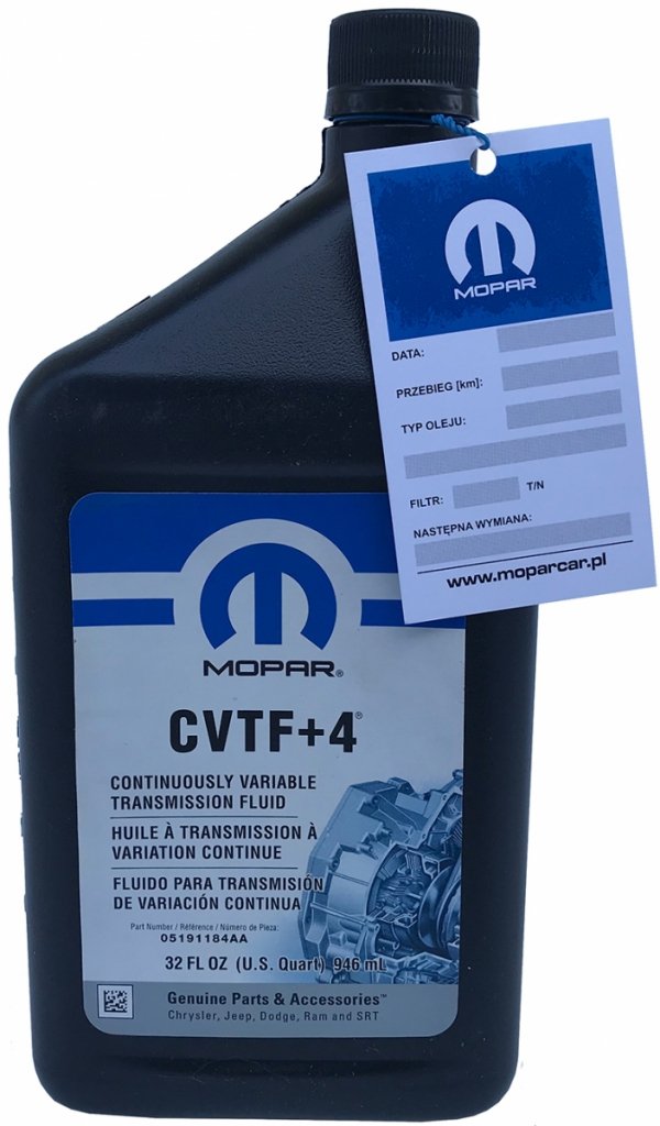 Olej do skrzyń bezstopniowych MOPAR CVTF+4