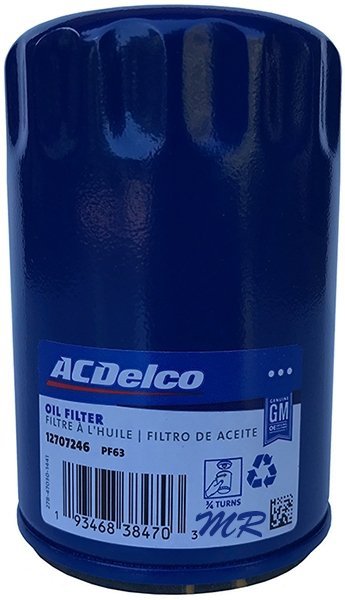 Filtr + olej ACDelco 5W30 Chevrolet Traverse 3,6 V6