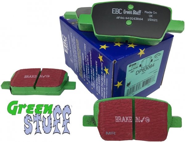 Tylne klocki GreenStuff + tarcze hamulcowe 315mm EBC seria Premium Cadillac CT6