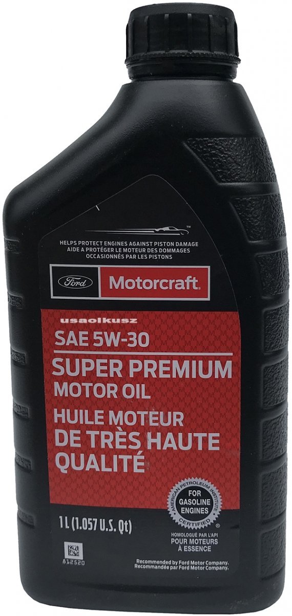 Oryginalny filtr oraz syntetyczny olej silnikowy Motorcraft 5W30 Ford F-150 3,5 V6 2011-