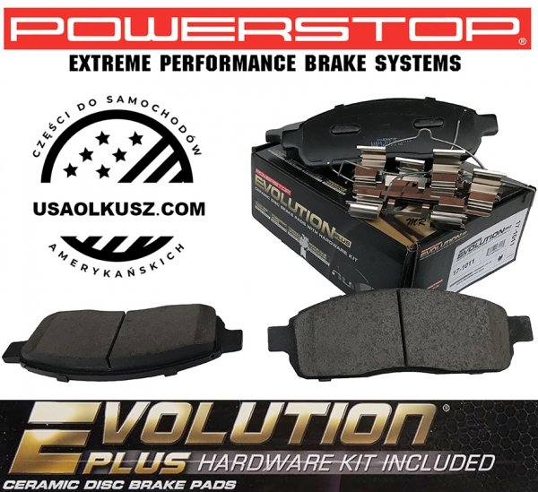 Klocki hamulcowe przednie POWERSTOP Z17 EVOLUTION PLUS Ford F-150 F150 2004-2009