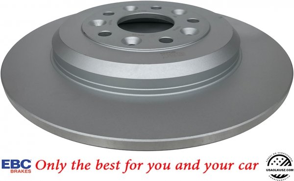 Tylne klocki Ultimax2 + tarcze hamulcowe 330mm EBC seria Premium Lincoln MKX 2011-2015