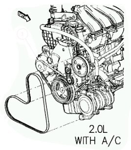 Pasek Wspomagania Oraz Klimatyzacji Chrysler Pt Cruiser 2
