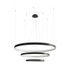 Żyrandol RIO 3 55/78/110 czarny LED 4000K