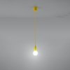 Lampa wisząca DIEGO 1 żółta