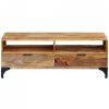 Szafka pod telewizor z drewna mango, 120 x 35 x 45 cm