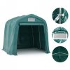 Namiot garażowy z PVC, 2,4 x 2,4 m, zielony