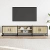Szafka pod TV, dąb sonoma, 180x35x41cm, materiał drewnopochodny