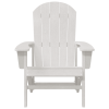 Krzesła Adirondack 2 sztuki Białe 74x82x90 cm HDPE,  Krzesło Adirondack Białe 74x82x91 cm HDPE