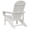Krzesła Adirondack 2 sztuki Białe 74x82x90 cm HDPE,  Krzesło Adirondack Białe 74x82x91 cm HDPE