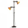 Lampa podłogowa z 2 kloszami, kolorowa, E27