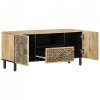 Szafka pod telewizor, 105x33x46 cm, lite drewno mango