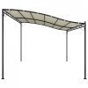 Zadaszenie, kremowe, 4x3 m, 180 g/m², tkanina i stal