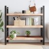 Półka, 120x60x(2-6) cm, surowe lite drewno dębowe