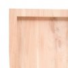 Półka, 140x60x(2-6) cm, surowe lite drewno dębowe