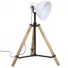 Lampa stojąca, 25 W, biała, 75x75x90-150 cm, E27