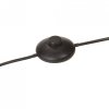 Lampa stojąca, 25 W, postarzany czerwony, 75x75x90-150 cm, E27