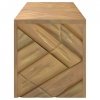 Stolik kawowy, 110x35x38 cm, lite drewno tekowe
