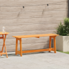 ławka ogrodowa  Akacja 119x35x47 cm Lite drewno sosnowe