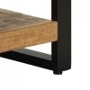 Szafka nocna, 35x34x45 cm, surowe drewno mango