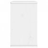 Szafka RTV „ODDA” Biała 79x24x40 cm Drewno lite Sosna
