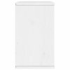 Szafka RTV z szufladą „ODDA” Biała 79x24x40cm Drewno lite Sosna