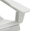 Krzesło Adirondack  Białe 74x82x91 cm HDPE