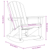 Fotel Bujany Adirondack Czarny 73.5x92x90 cm HDPE