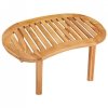 Stolik kawowy, 90 x 50 x 45 cm, lite drewno tekowe
